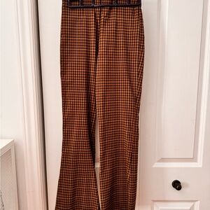 Garage Brown Checkered Leggings